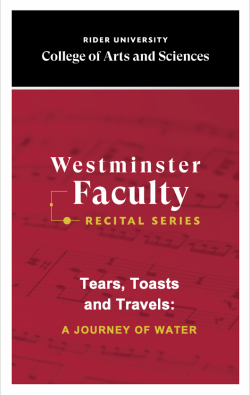 Westminster Faculty Recital Series Program