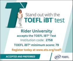 TOEFL test banner ad