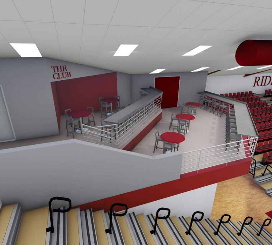 Alumni gym rendering