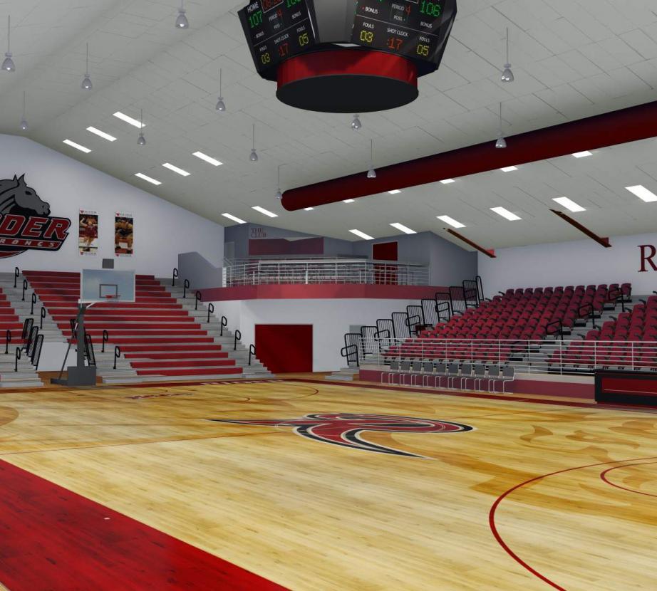 Alumni gym rendering