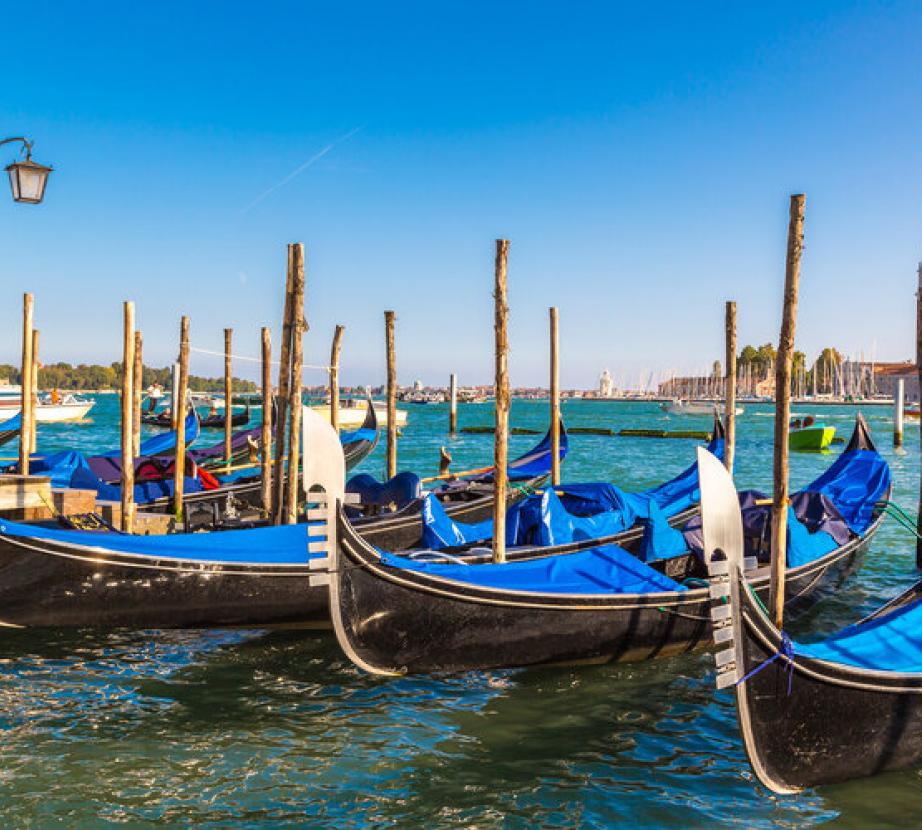 Photo of boats on water in Venice