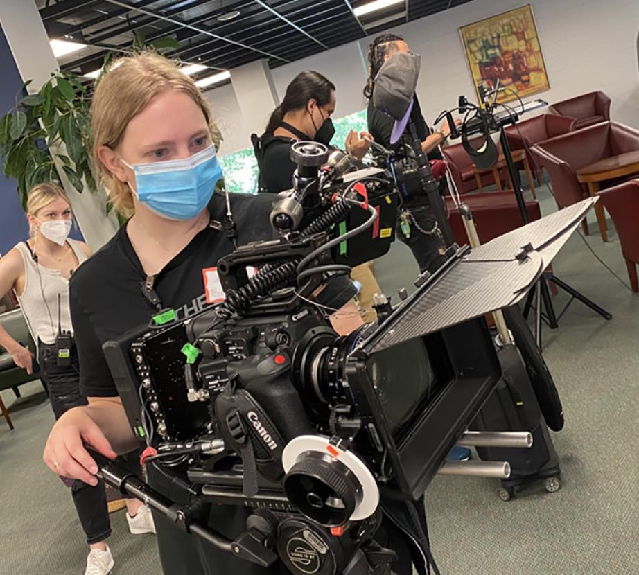 A professional film was shot on Rider's campus in the summer of 2021