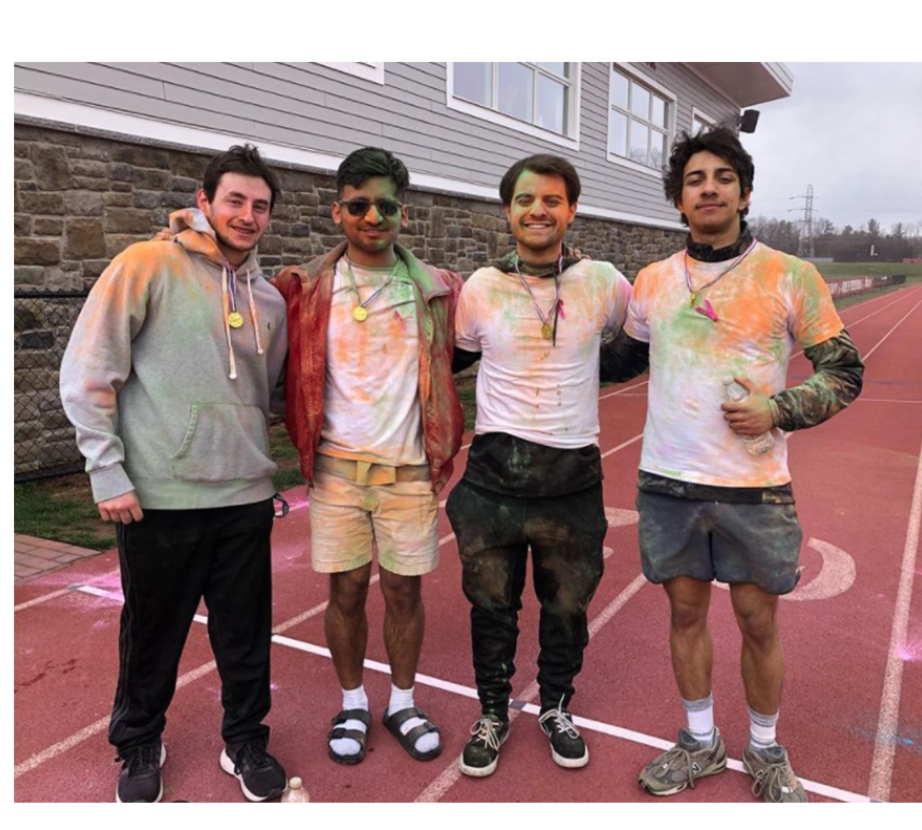 IntraFraternal Council students at an event at the outdoor track