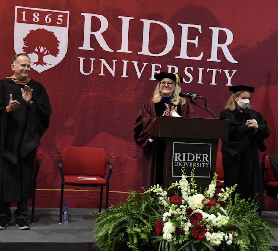 Rider University graduate ceremony