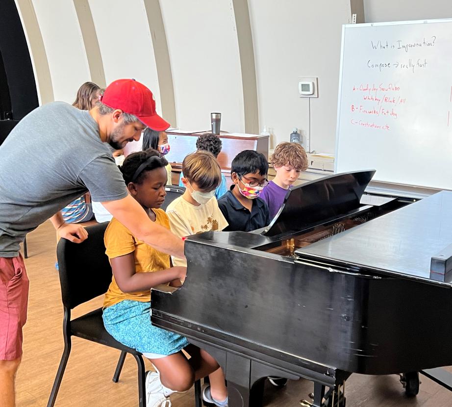 Piano Camp instruction August 2022