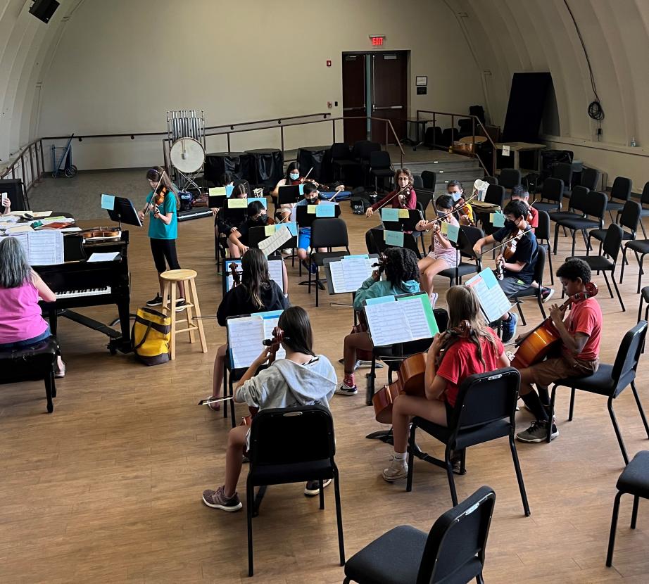 Conservatory Presto II Camp 2022 rehearsal