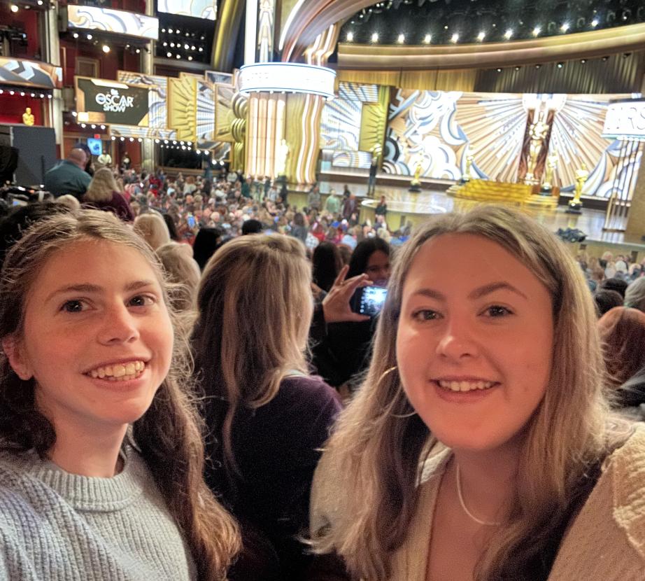 Students at Oscars after show