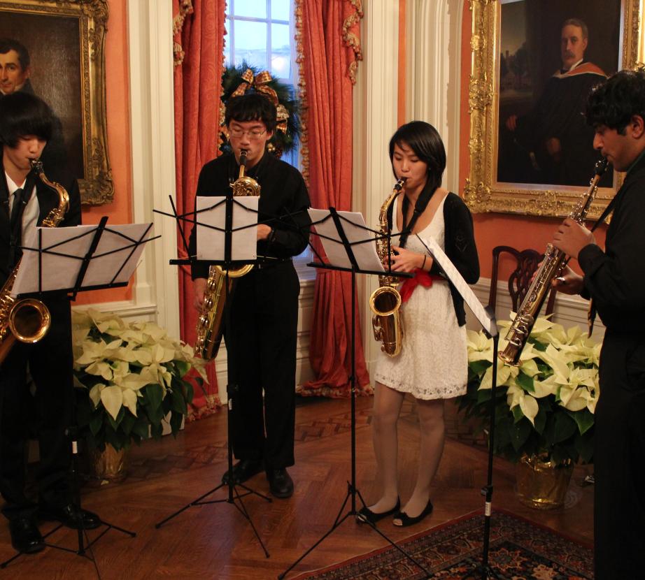 Conservatory Honors Music Program Saxophone Quartet