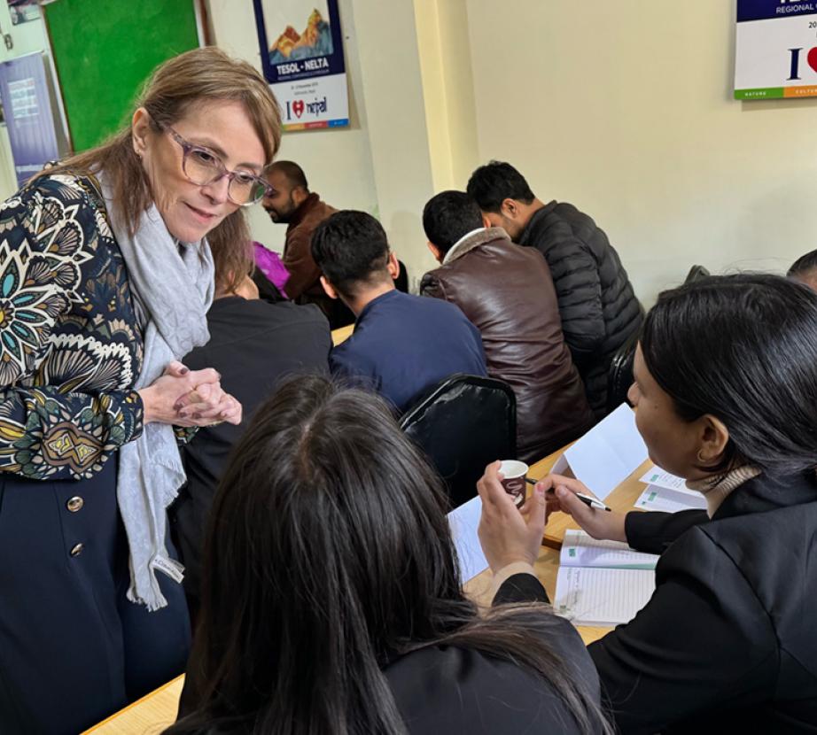 Dr. Maria Villalobos-Buehner in Nepal