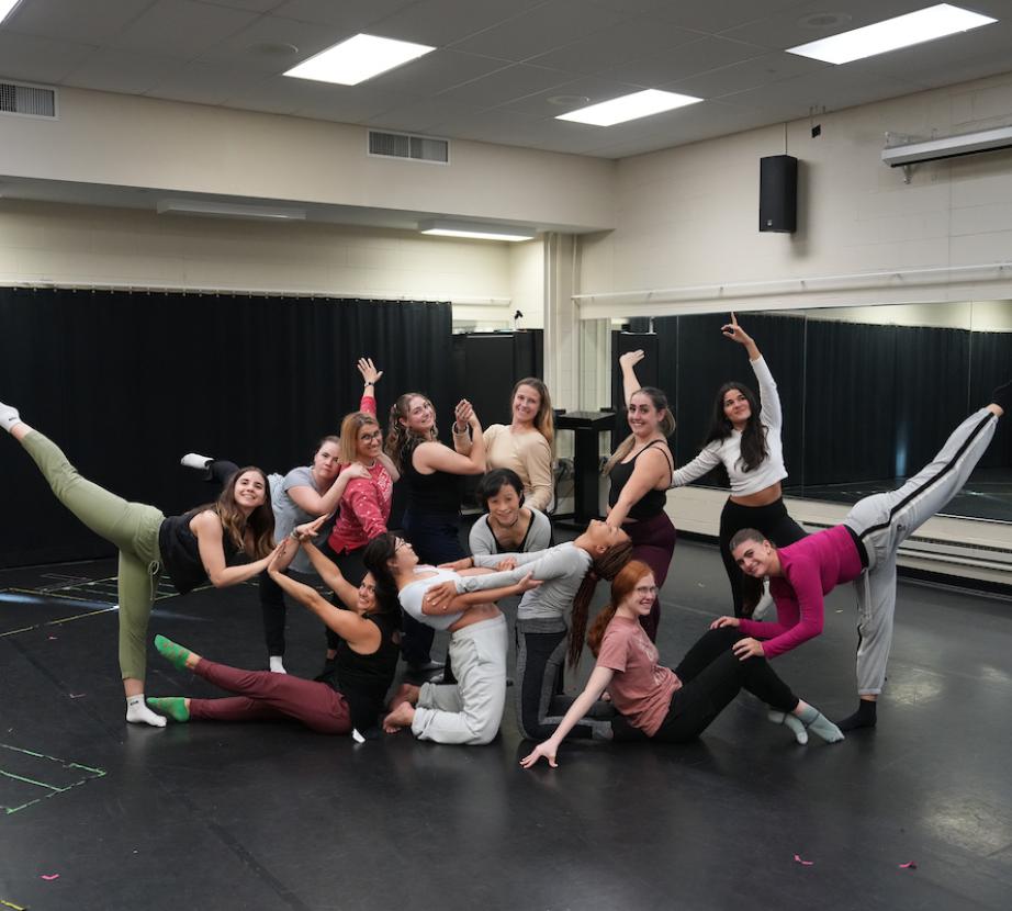 Dance/Movement Therapy students pose for a group photo