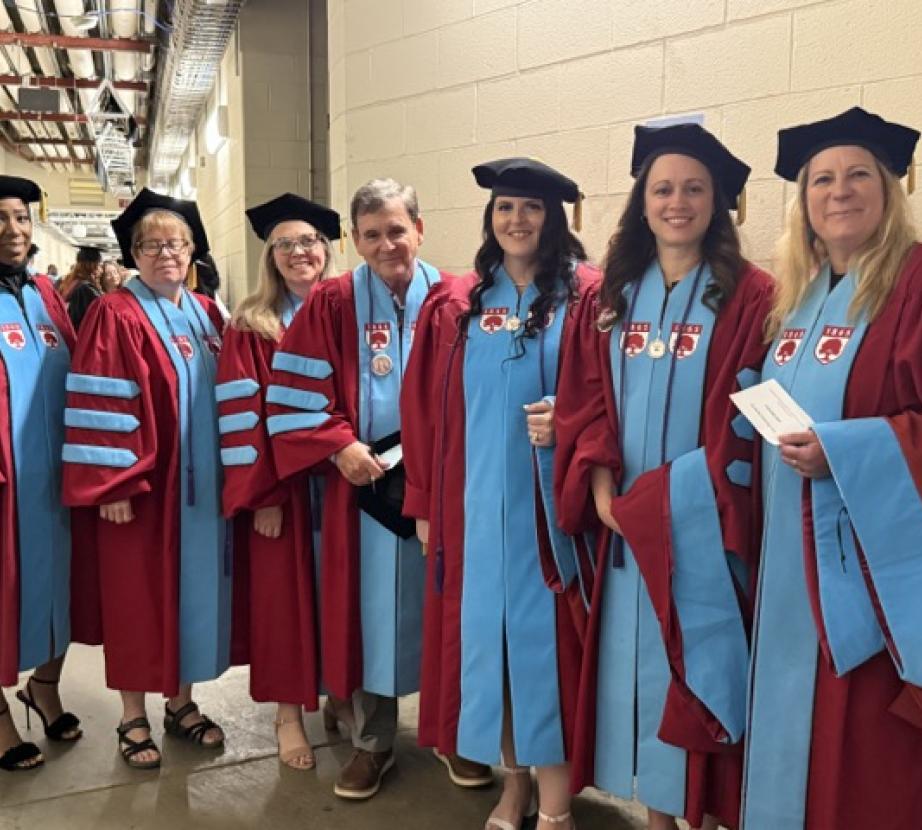 Doctoral students at commencement 2026
