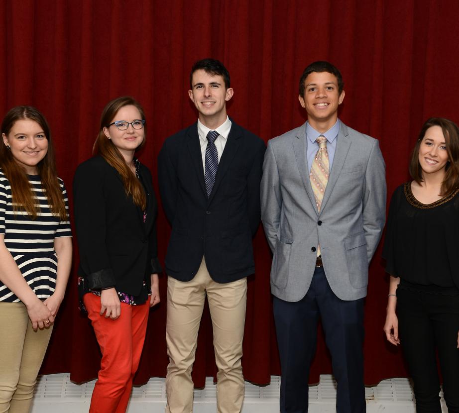 Undergraduate Research Scholar Awards 2016
