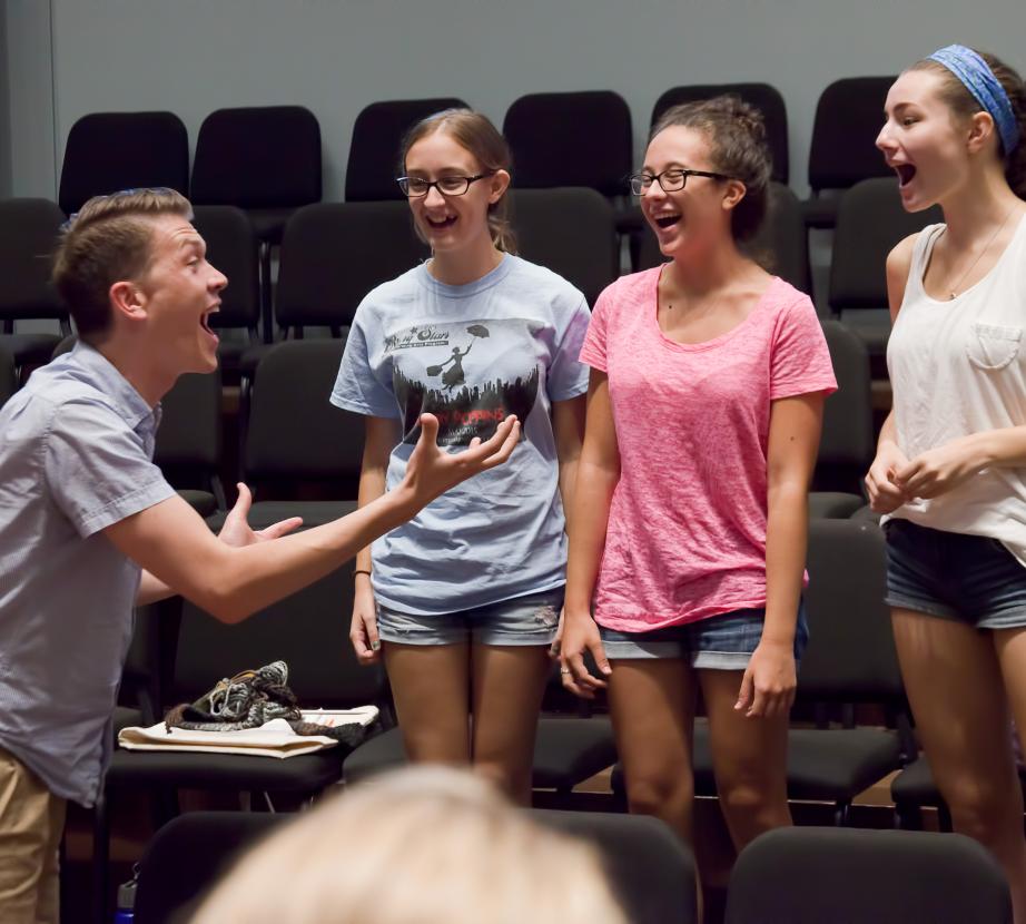 Nathan Brewer Working with High School Musical Theater Inten