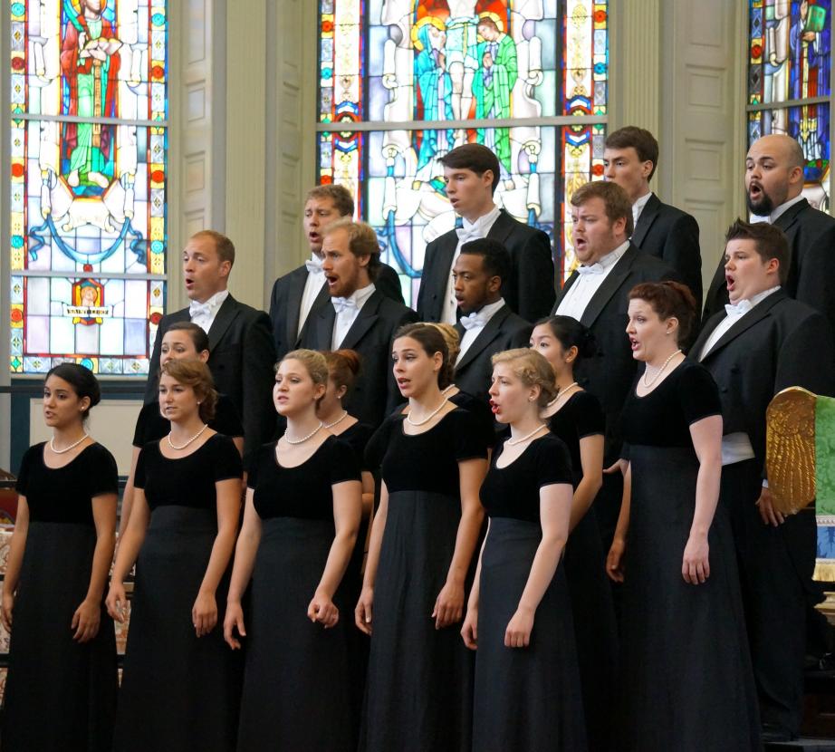 Westminster Choir performing at the Spoleto Festival USA in 