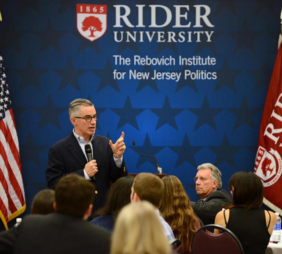 Jim McGreevey at Rider University