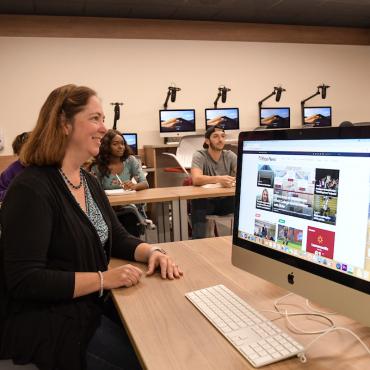 Faculty in classroom