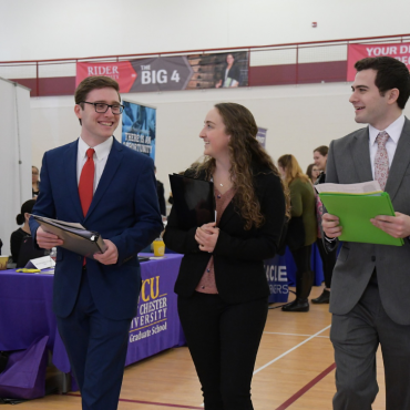 Students attend career fair