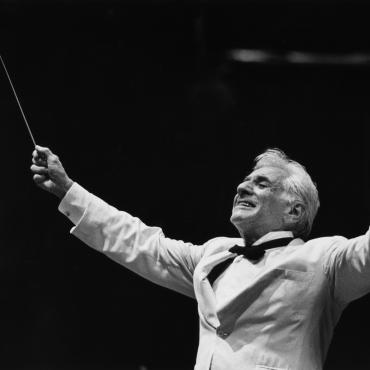 Legendary composer and conductor Leonard Bernstein