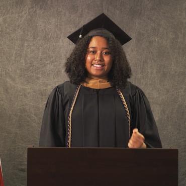 Student Speaker Sarah Carbonaro ’21