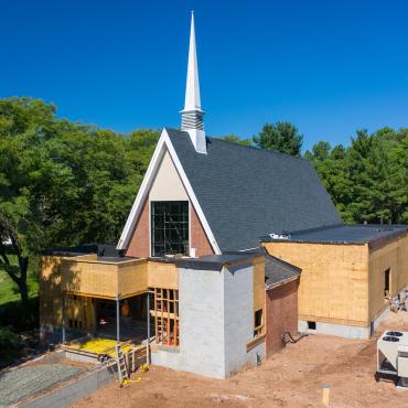 Gill Chapel under construction