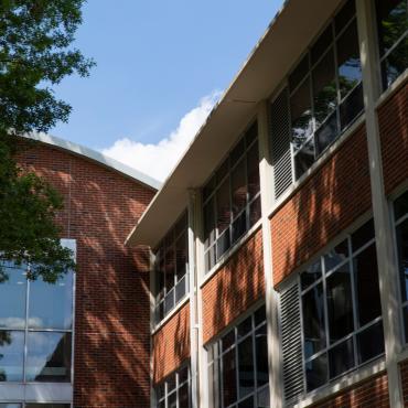 Side of Bierenbaum Fisher Hall.