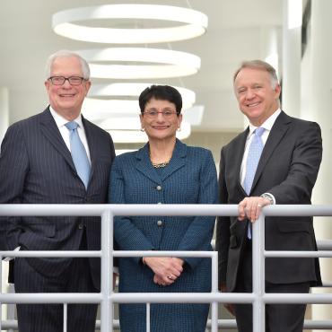 Campaign Cabinet members Thomas J. Lynch, Joan Mazzotti and William Rue