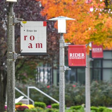 Lightposts on Ride campus