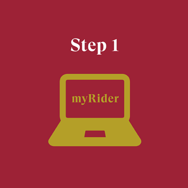 Step 1 icon - myRider