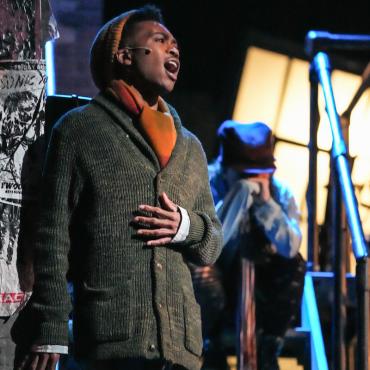 Musical theatre student performs in Rent 