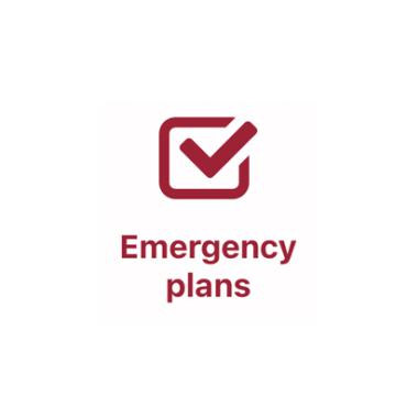 Emergency plans