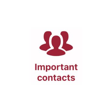 Important contacts