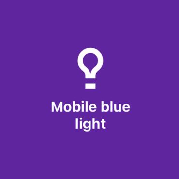 Mobile blue light