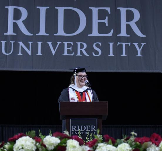 Rider University Commencement speaker
